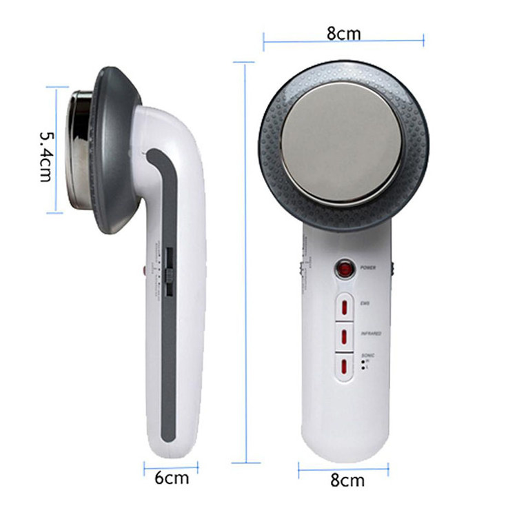 Handheld slimming burner ultrasonic massager led physiotherapy breast enhancement massager EMS slimming massager