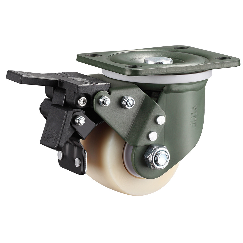 2in 2.5in 3in low gravity caster max 1100kg 1 ton heavy duty caster wheels for industrial