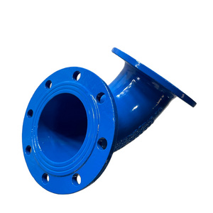 ISO2531,EN545,EN598 Ductile Iron Pipe Fitting Double Flange 90 /45Degree Elbow