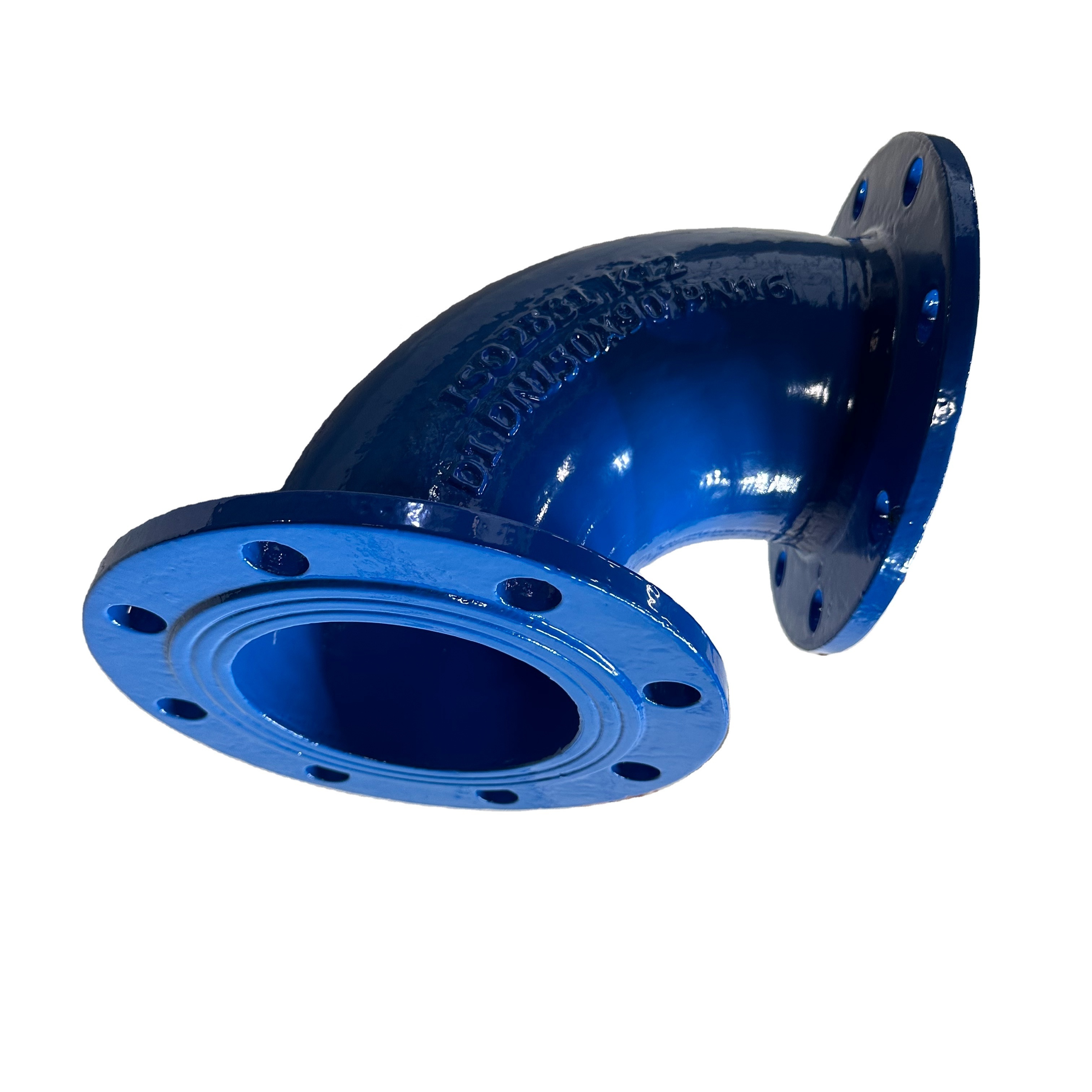 ISO2531,EN545,EN598 Ductile Iron Pipe Fitting Double Flange 90 /45Degree Elbow