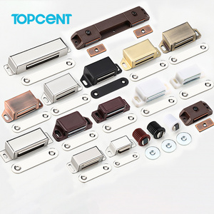 Magnetic Door Catch  Stainless Steel Cabinet Magnetic Latches Strong Magnetic for Kitchen Cabinet Wardrobe Sliding and Drawer