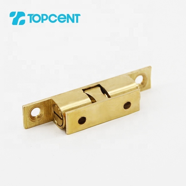 TOPCENT furniture cabinet solid cupboard door brass magnetic cabinet push latch