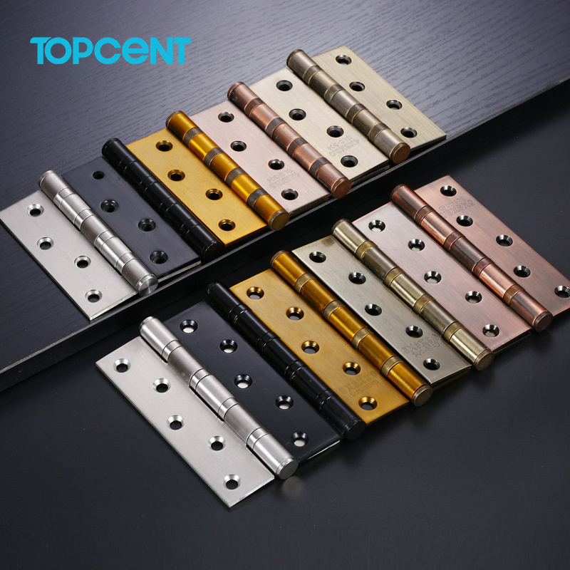 TOPCENT 304 Stainless Steel iron metal window  spring door hinge flush  engsel pintu  door hinge