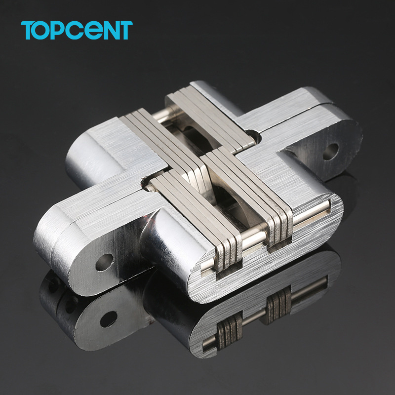 TOPCENT High Quality folding die casting Adjustable Door Hinge concealed invisible hinge for door SOSS HINGE