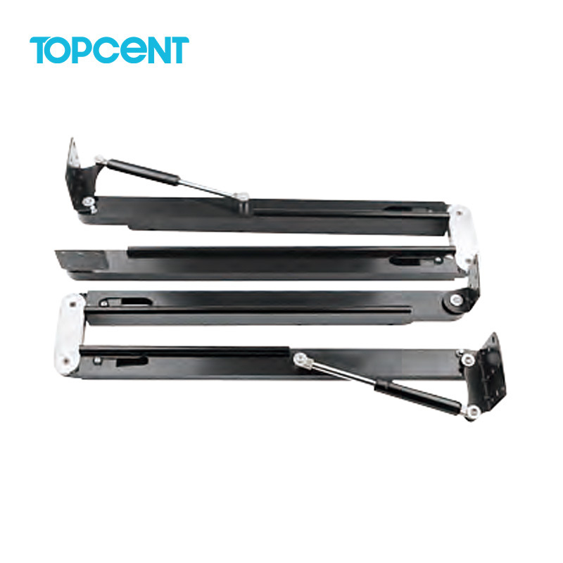 TOPCENT folding extension table slide telescoping table mechanism