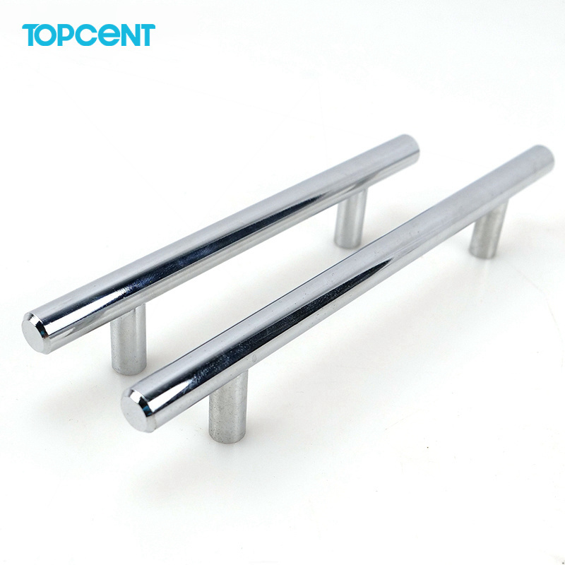 TOPCENT kitchen hardware stainless steel  cupboard door handle bedroom cabinet drawer furniture  t bar handles