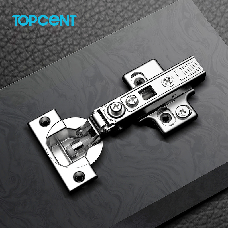 TOPCENT 4D hidden kitchen cabinet door soft close hydraulic concealed furniture hinges