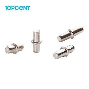 TOPCENT 5mm furniture hardware metal cabinet cupboard shelf support pins kitchen cabinet shelf supports