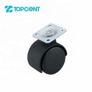 Topcent plastic nylon furniture cabinet office chair table desk wheel castors for furniture