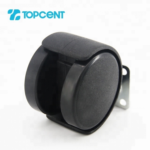 Topcent plastic nylon furniture cabinet office chair table desk wheel castors for furniture