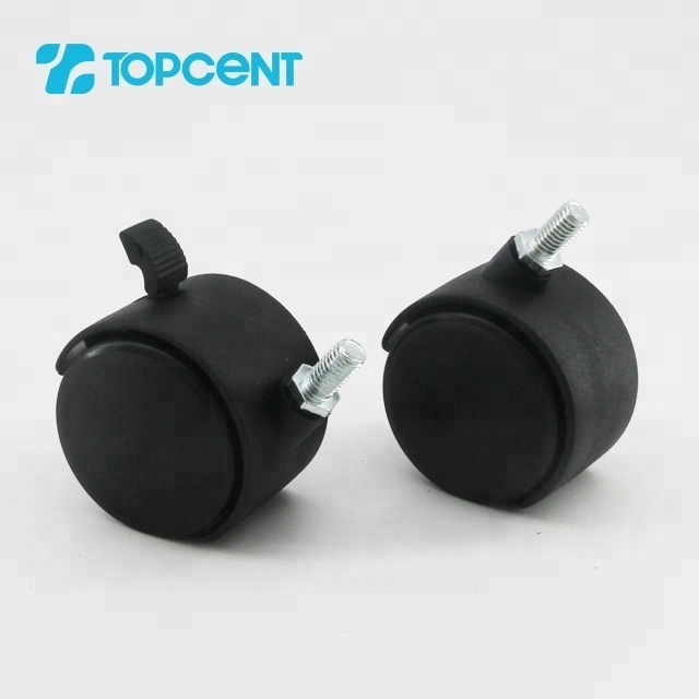 Topcent 1.5 inch office chairs castor small furniture cabinet caster wheel