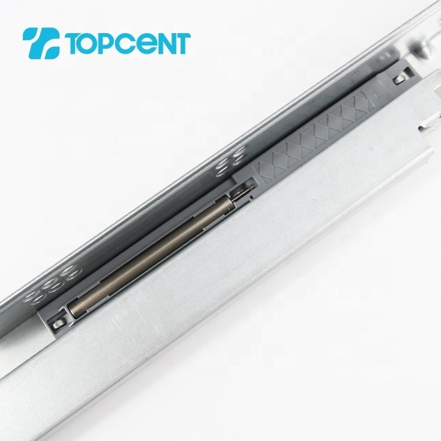 TOPCENT soft close  under desk drawer slide out bottom mount drawer slides heavy duty