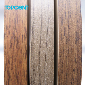 TOPCENT PVC edge strips for particle board countertop edging trim pvc abs edge banding