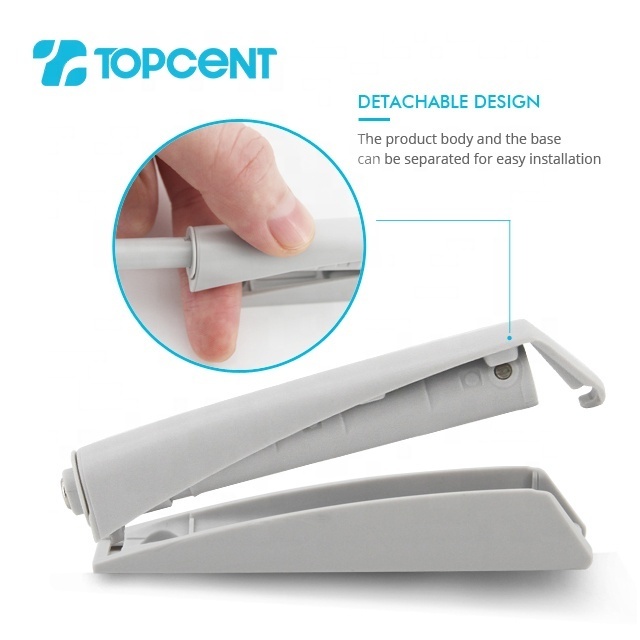 TOPCENT kitchen cabinet plastic push open system cupboard door openers magnetic catch latch