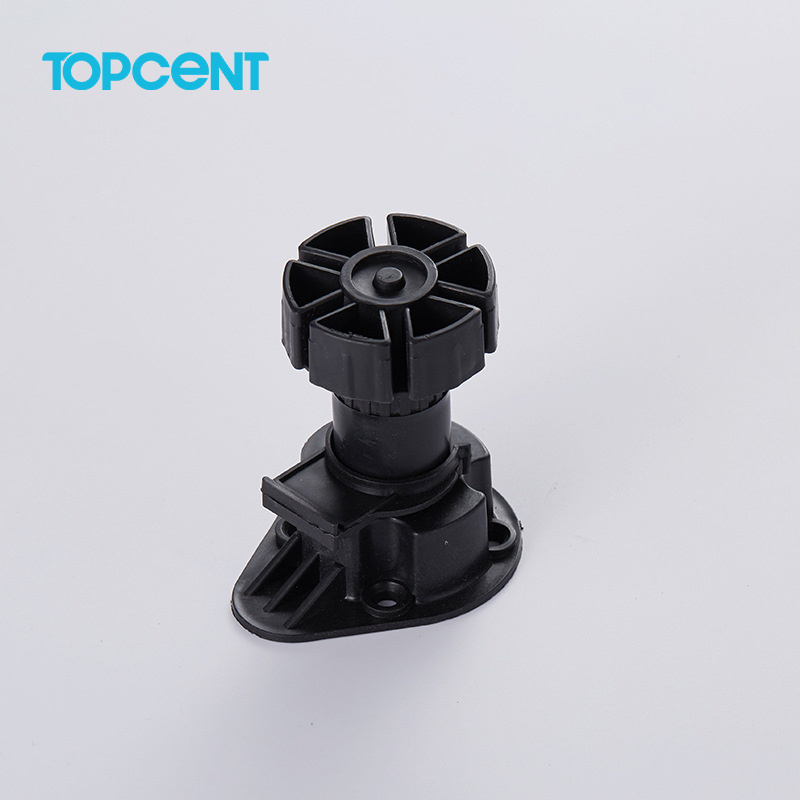 TOPCENT furniture fittings plastic  leveling adjustable furniture feet