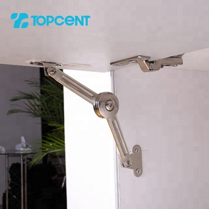 TOPCENT  other furniture hardware pneumatic lid stay lift Adjustable Soft Down cabinet door lid stay