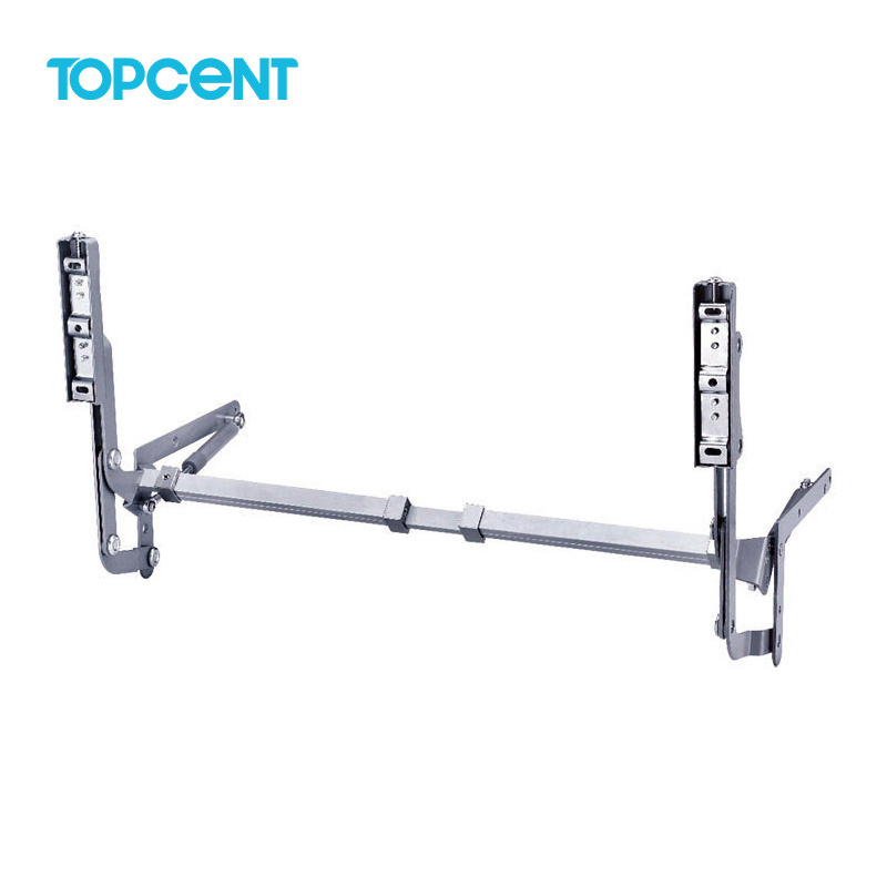 TOPCENT Furniture hardware accessories lift up self closing mechanism flap system pneumatic cabinet support