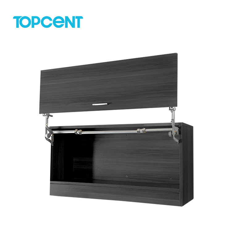 TOPCENT Furniture hardware accessories lift up self closing mechanism flap system pneumatic cabinet support