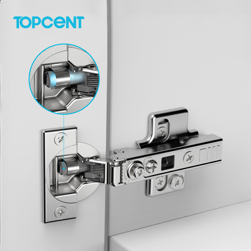 TOPCENT 4D hidden kitchen cabinet door soft close hydraulic concealed furniture hinges