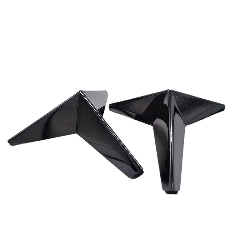 Topcent Sofa Hardware Legs 4 Inch/10 Cm Glossy Legs Stainless Steel Furniture Parts Single Metal Sofa Legs Accessories