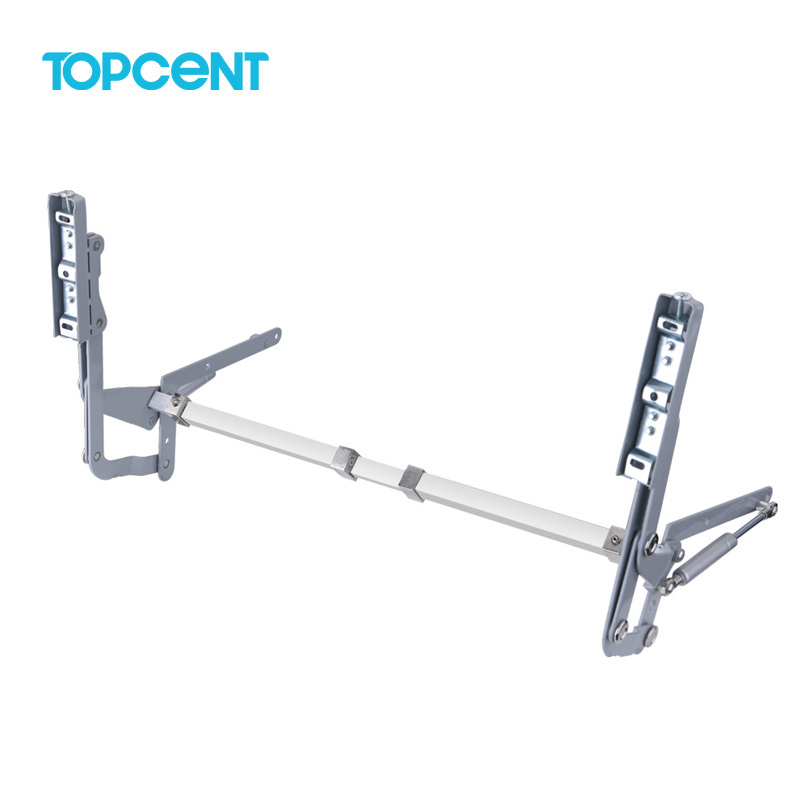 TOPCENT Furniture hardware accessories lift up self closing mechanism flap system pneumatic cabinet support