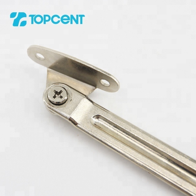 TOPCENT  other furniture hardware pneumatic lid stay lift Adjustable Soft Down cabinet door lid stay