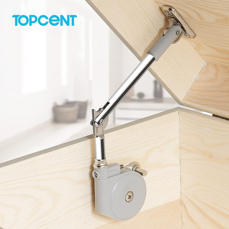 TOPCENT Randomly Stop Gas Support Cabinet Door Wardrobe Door Pneumatic Rod Hydraulic Folding Gas Pressure Rod