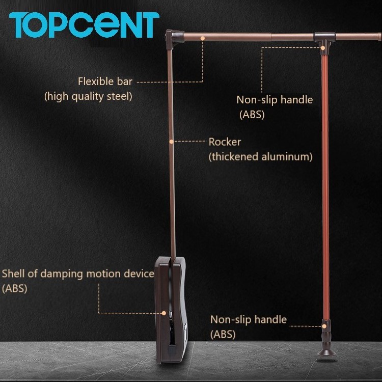 TOPCENT Checkroom Storage System Closet Accessories Lift and Hang Hangers