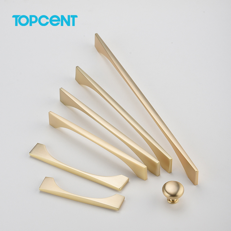 Topcent Brass Copper Cabinet Pulls Solid Vintage Kitchen Cupboard Door Handle Drawer Knobs Furniture Handle