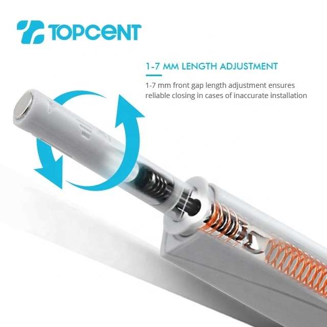 TOPCENT furniture hands free cupboard cabinet push open latch