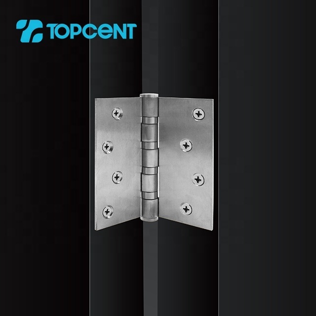 Tocpent wholesale stainless steel metal hinge swing door butterfly barrel butt hinges for wooden doors