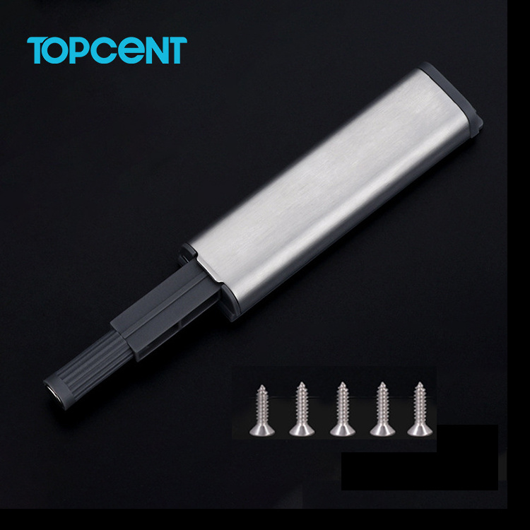 Topcent Magnetic Push Latches for Cabinets Hardware Spring Touch Push to Open Release Latch