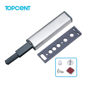 Topcent Magnetic Push Latches for Cabinets Hardware Spring Touch Push to Open Release Latch