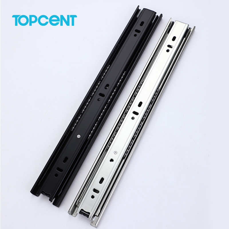 Furniture Soft Close Drawer Slides 12 Inch Full Extension Ball Bearing Self Closing Cabinet Hardware Slider