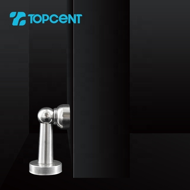 Topcent Stainless Steel magnetic garage Door lock Stop French Door Stopper