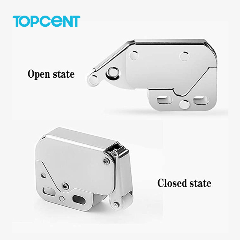 TOPCENT Mini Latch Wardrobe Door Touch Door Without Handle Buckle Latch