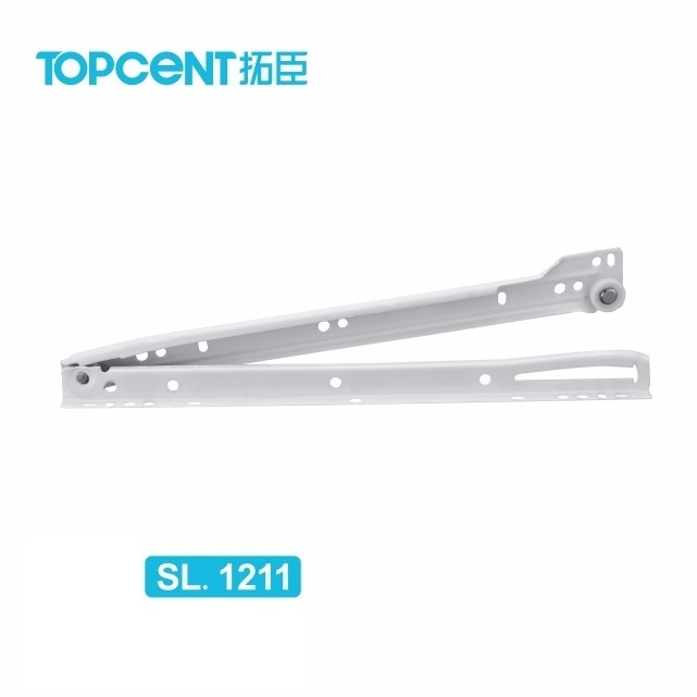 Topcent Euro Self-Closing Slide Rails Furniture Drawer Slide Roller Slide With Powder Coating