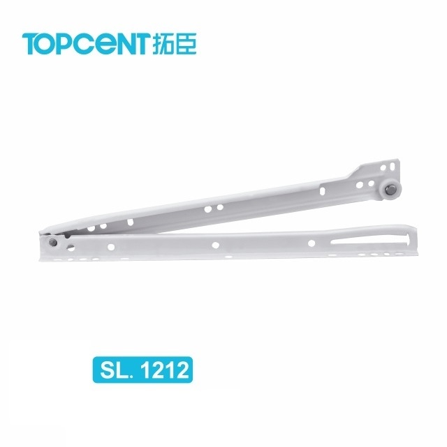 Topcent Euro Self-Closing Slide Rails Furniture Drawer Slide Roller Slide With Powder Coating