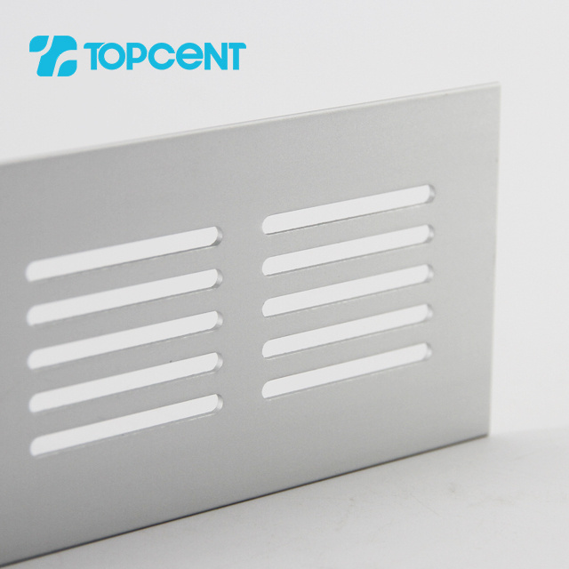 TOPCENT Accessories Aluminum Ventilation Air Vent Air Diffuser Grill Aluminium Louver Grill For Kitchen Cabinet