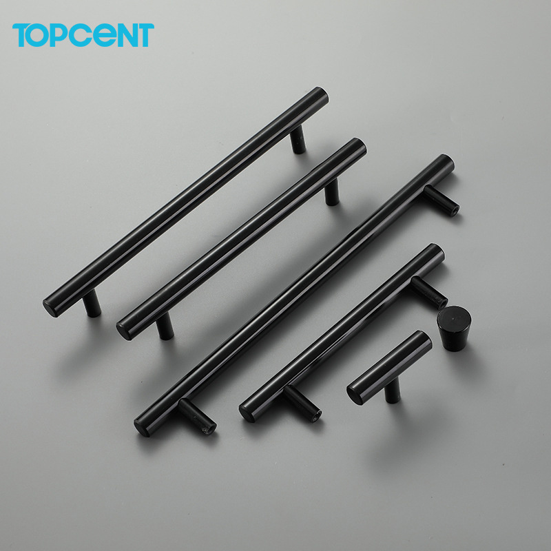 TOPCENT Furniture Hardware Handles Regular Modern Fancy Gold Decorative Kitchen Aluminum Alloy Door Cabinet Handles And Pull