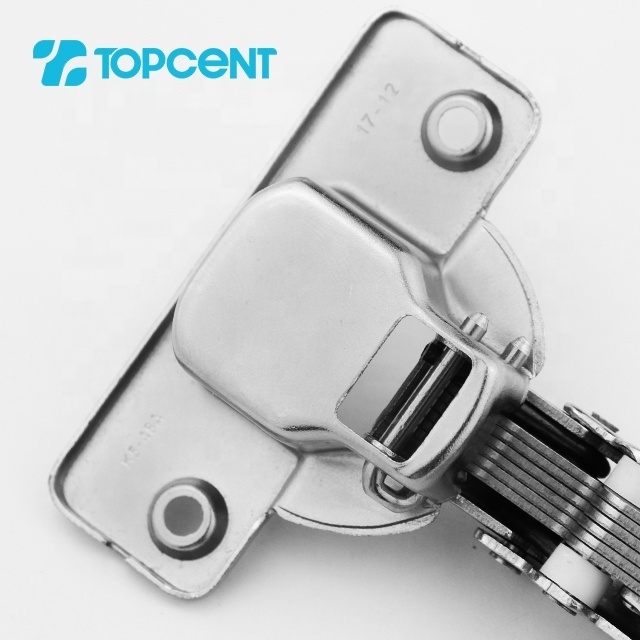 Topcent Cabinet Soft Close Hinge 35 mm Buffering Full Overlay Clip On Hydraulic Kitchen Hinge