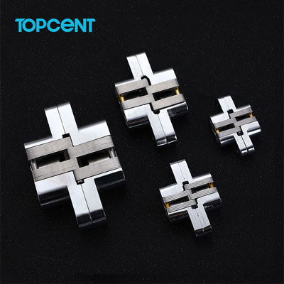 Topcent Hidden Hinges Invisible Loops Concealed Cross Door Hinge