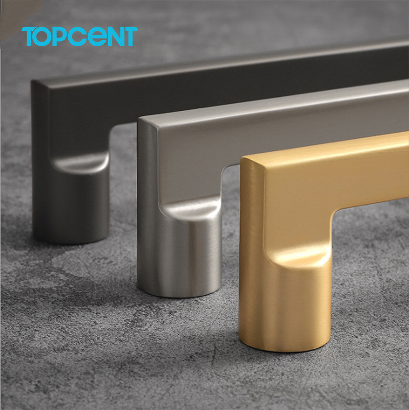 Topcent 32 - 192mm Zinc Alloy Cabinet Handle Black Silver Antique Brass finish Drawer Pulls