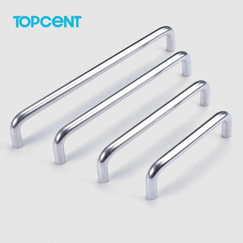 TOPCENT Stainless Steel Furniture Drawer Handle Door Pulls Cabinet Handles for Kitchen Wardrobe Drawer