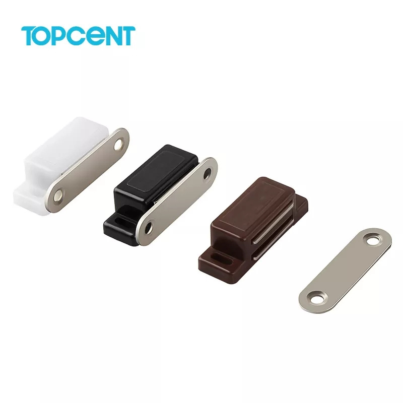 TOPCENT Furniture Cabinet Door Catch Plastic Magnetic Catch Push to Open Magnetic Door Catch