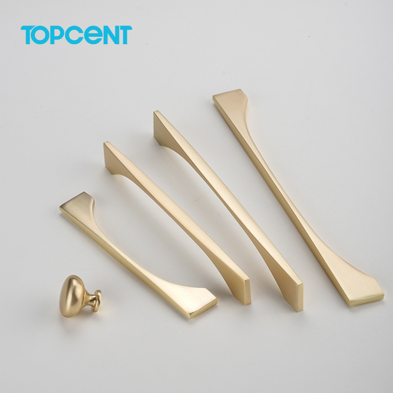 Topcent Brass Copper Cabinet Pulls Solid Vintage Kitchen Cupboard Door Handle Drawer Knobs Furniture Handle