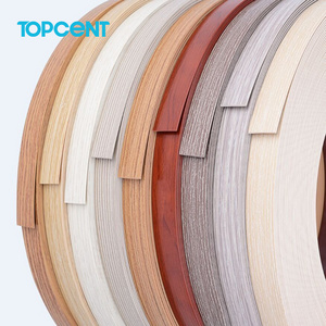 Topcent Furniture Cover Wood Grain Series Melamine Plastic 3D Acrylic Pvc Mdf Edge Banding Tape