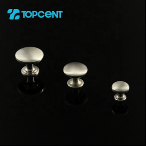 Topcent Small round Stainless Steel Pull Handle for Kitchen Bedroom Furniture Cabinet Door and Drawer Fittings