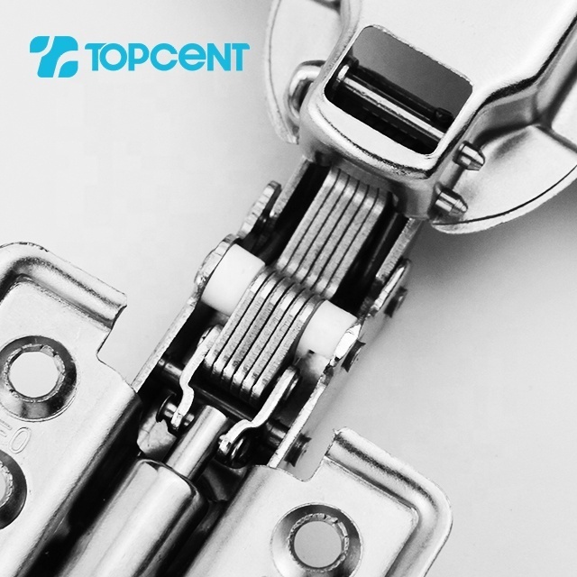 Topcent Cabinet Soft Close Hinge 35 mm Buffering Full Overlay Clip On Hydraulic Kitchen Hinge