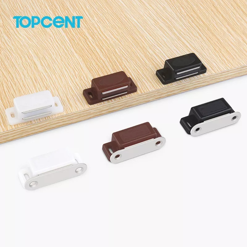 TOPCENT Furniture Cabinet Door Catch Plastic Magnetic Catch Push to Open Magnetic Door Catch